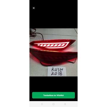 lampu reflektor all new rush terios