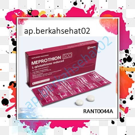 MEPROTHION 500 MG PER STRIP PENCERAH KULIT YANG KUSAM