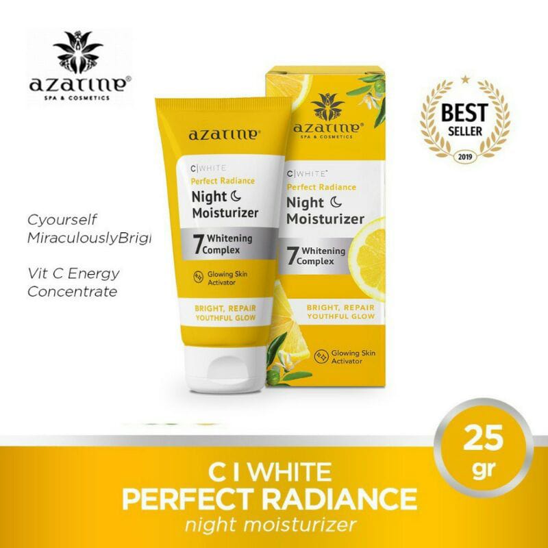 AZARINE C-WHITE PERFECT RADIANCE NIGHT MOITURIZER 25GR