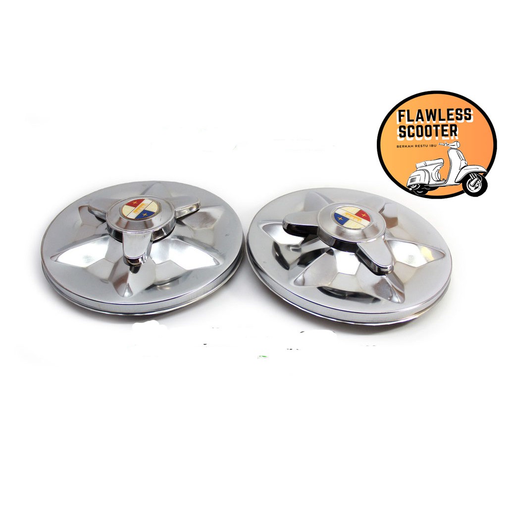 Dop wheeldop wheel wildop Ring 10 R10 blimbing chrome vespa sprint px