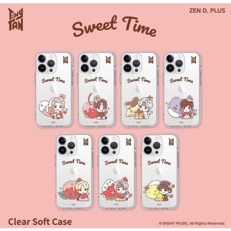 OFFICIAL BTS TINYTAN SWEET TIME CLEAR PHONE CASE