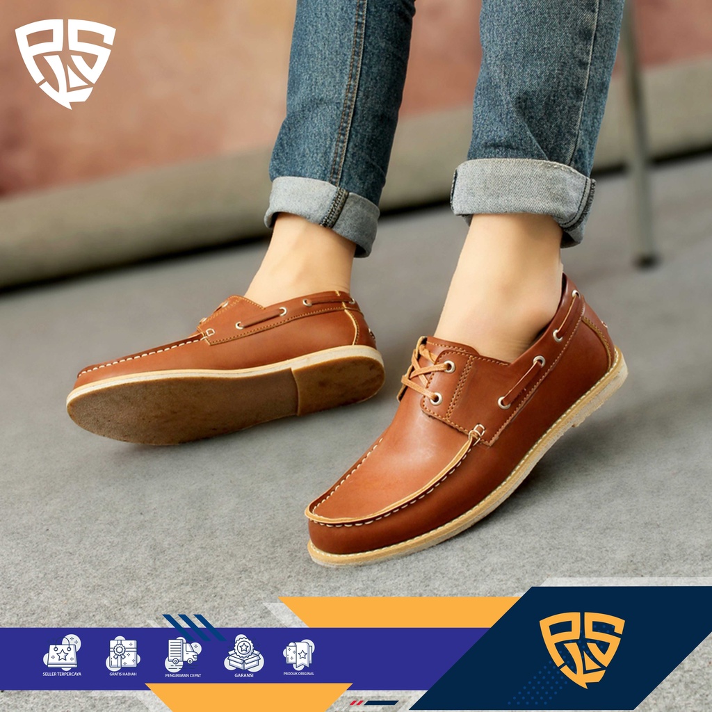 SK x BRBS - Promo COD Turun Harga Sepatu Casual Kulit Sapi Original Import Slip On Formal Teplek Cew