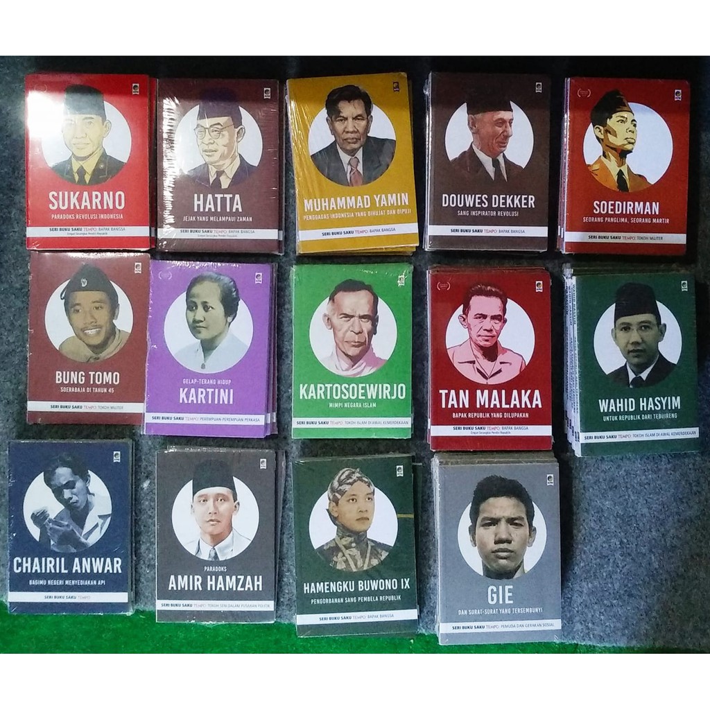 Seri Tokoh Tempo: Sukarno, Hatta, Tan Malaka, Wahid Hasyim, Kartini, Chairil Anwar, Gie, dll