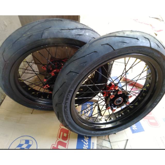 velak velg supermoto crf 150 klx150,hrga bs nego&amp;request merk velg,ban,jari2,tromol,hrga mulai 2-3jt