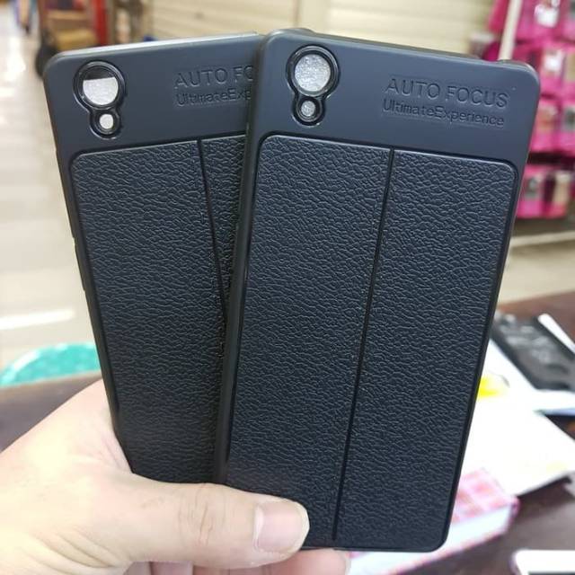 Soft Case Carbon Autofocus Leather Vivo Y51 Y51L