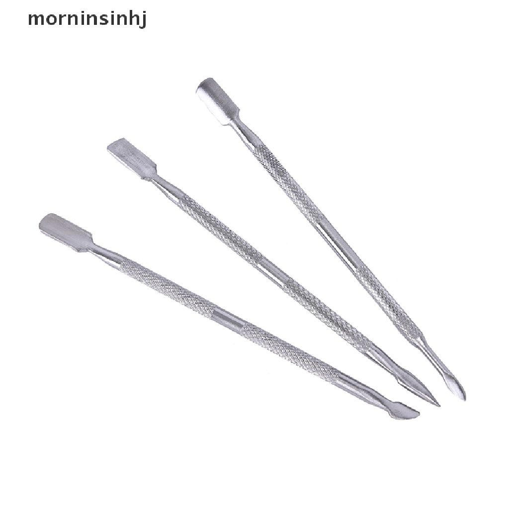 Mor Alat Pendorong Kutikula Bahan Stainless Steel Untuk Manicure Pedicure