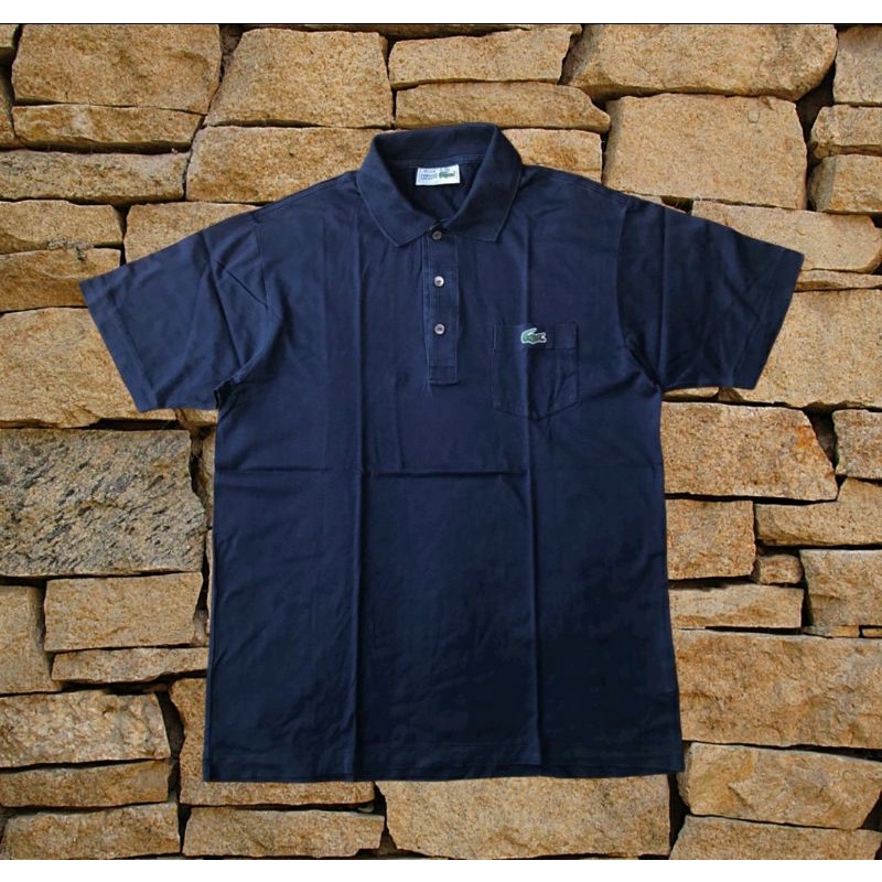 LACOSTE POLO TSHIRT KAOS / MOTIF SAKU SECOND BEKAS PRELOVED ORIGINAL  / HOODIE CREWNECK