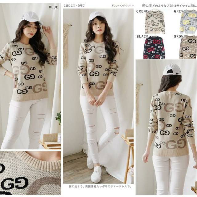 Sweater Gusci Logo Rajut Import (3943)