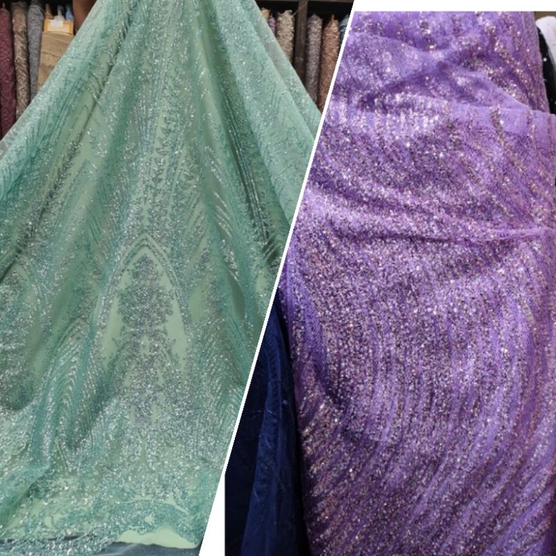 Promo kain Tille Sugar Candy Crush / Sugar candy crush/ harga 0,5m