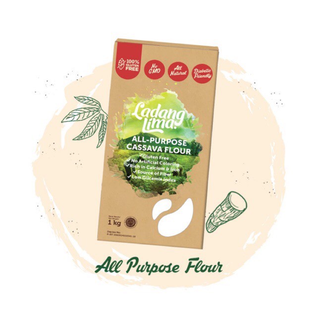 All Purpose Cassava Flour 1 kg | Ladang Lima Healthy Food