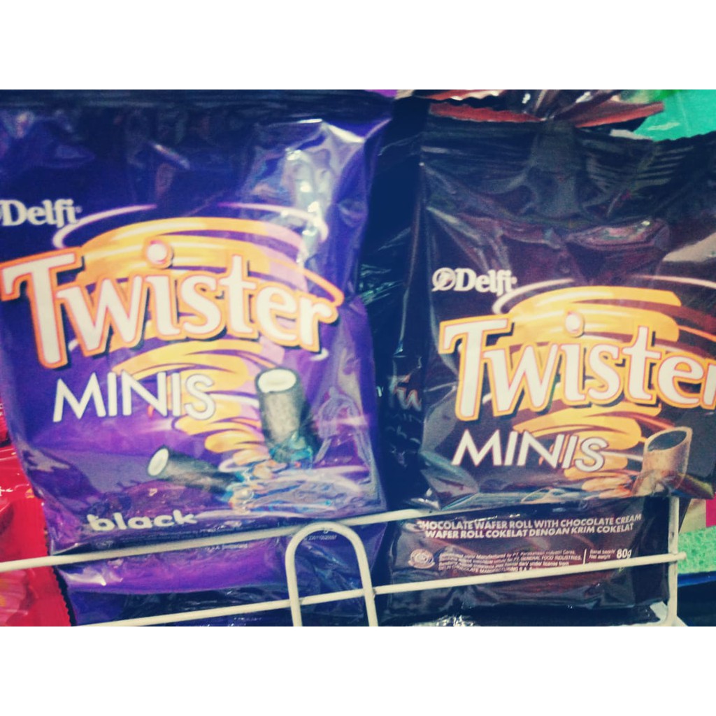 

BISKUIT WAFER DELFI TWISTER MINIS BLACK VANILLA 70GR