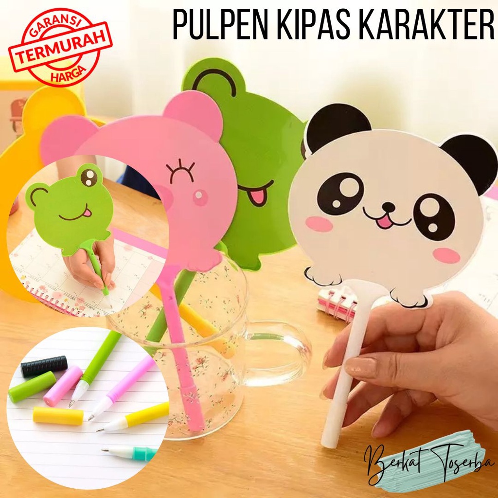 VS BG - PEN KIPAS FROGEN / PULPEN KIPAS GEL / PEN LUCU IMPORT PREMIUM