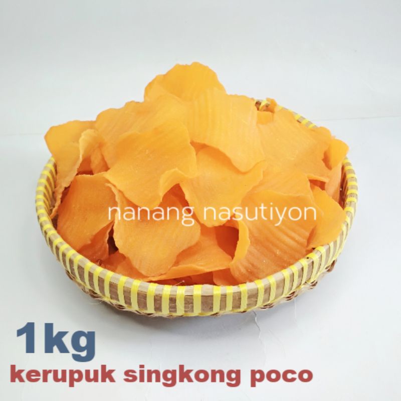 

Krupuk kerupuk singkong poco mentah netto 1kg