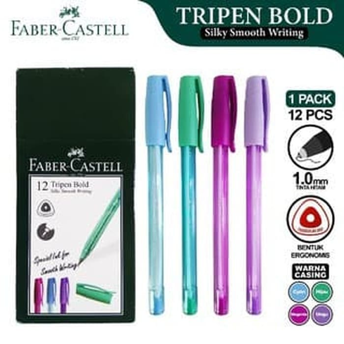 

Pulpen / Ballpen Tripen Faber Castell 1.0mm