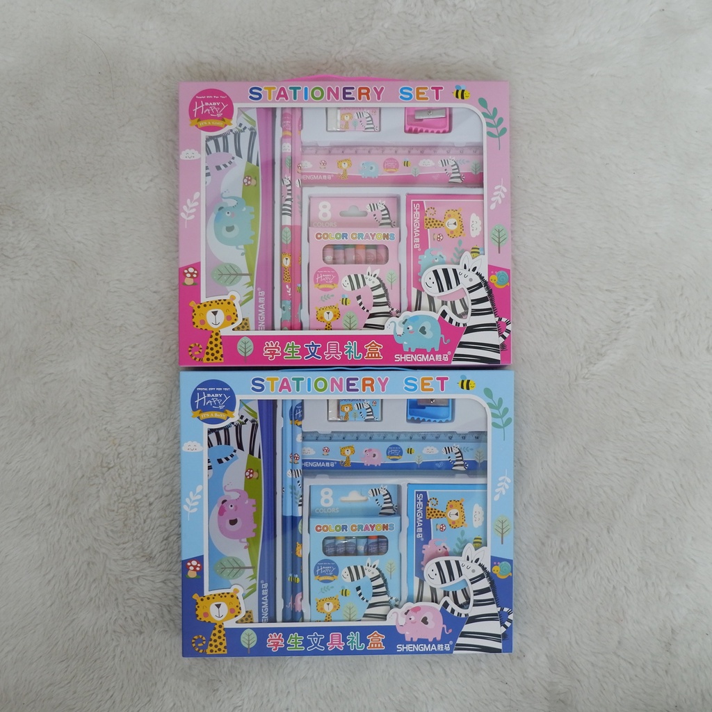 

STATIONERY SET #41178 Set Alat Tulis Anak Karakter Fancy Gambar Lucu