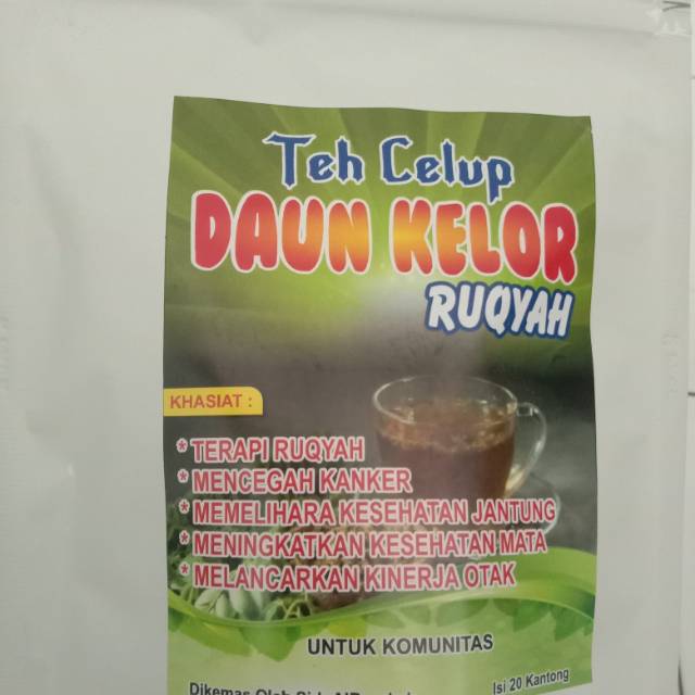 

Teh celup daun kelor