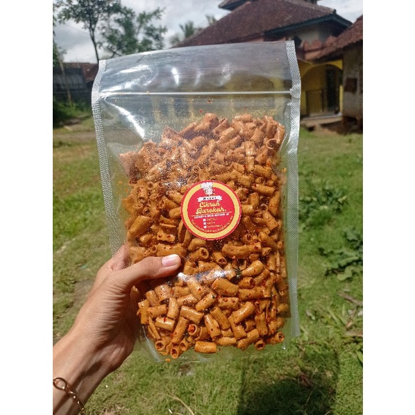 

CIKRUH BAROKAH 500gr Makroni Makaroni Bantet Bantat Daun Jeruk Bumbu Melimpah