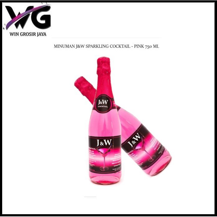 

J&W Cocktail Carbonated Minuman Anggur ( Pink )