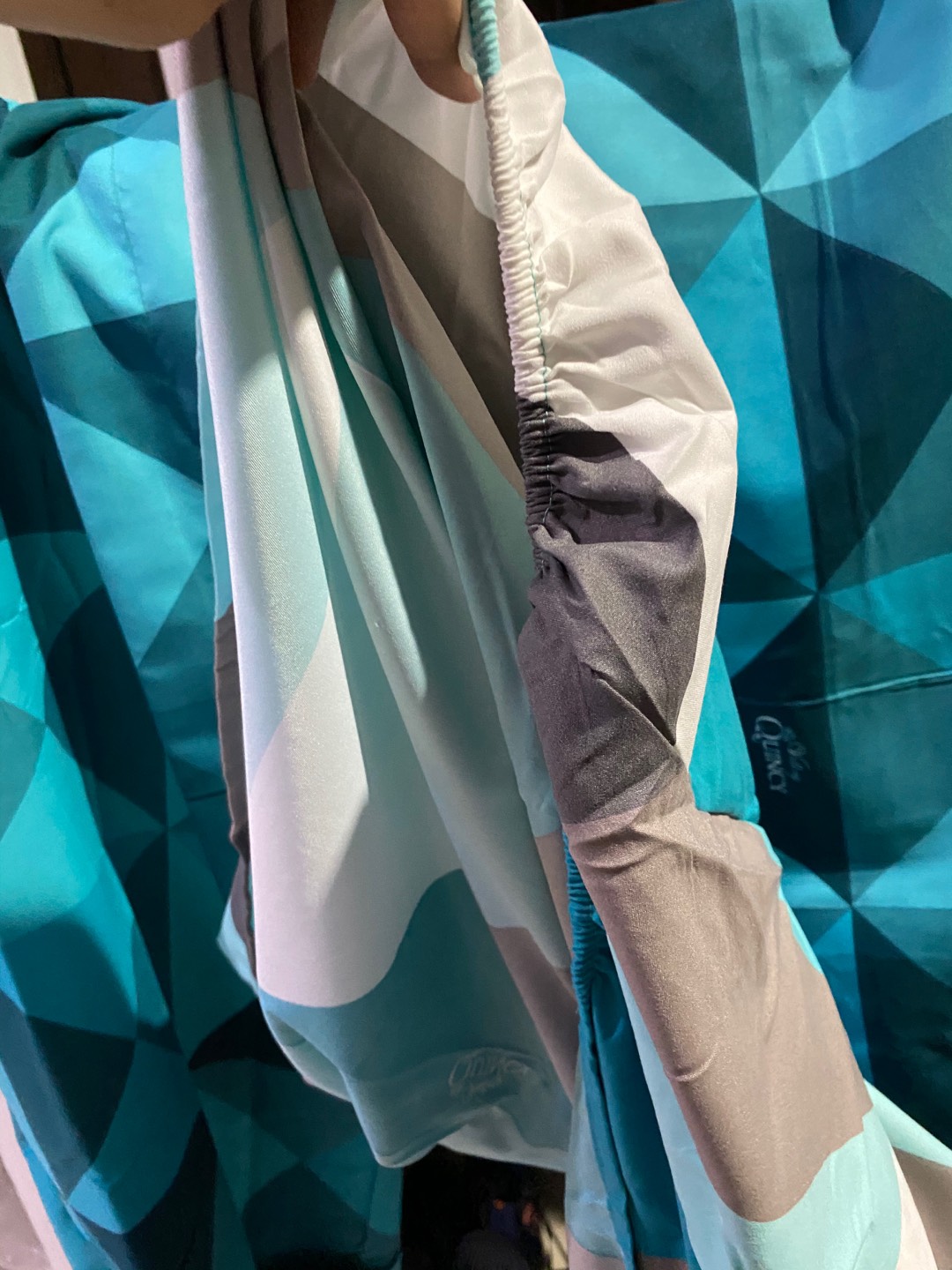 Sprei Premium Uk. Single (120x200)cm Tinggi 30 Cm Vallery Quincy Motif Nuansa Biru Laut