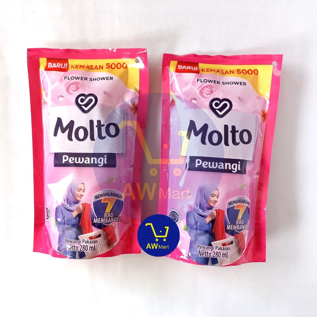 MOLTO ECER Rp 5.000 280ML - PEWANGI MOLTO ECER 5.000 - MOLTO 280 ML