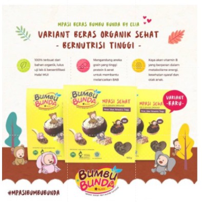 (HALAL MUI) Beras BB Booster BUMBU BUNDA Beras Organik Beras Mpasi Beras Merah Putih Slow Cooker Penambah Nafsu Makan / Penambah Berat Badan / BB Booster / MPASI Bayi / Non MSG / Non Pengawet Beras Mpasi Sehat Organik