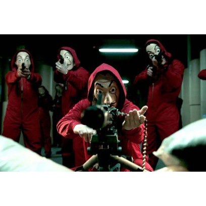 [Bisa COD] Topeng Salvador Dali Topeng Money Heist La Casa De Papel  Topeng Cosplay Bahan PVC Tebal FREE PACKING KARDUS