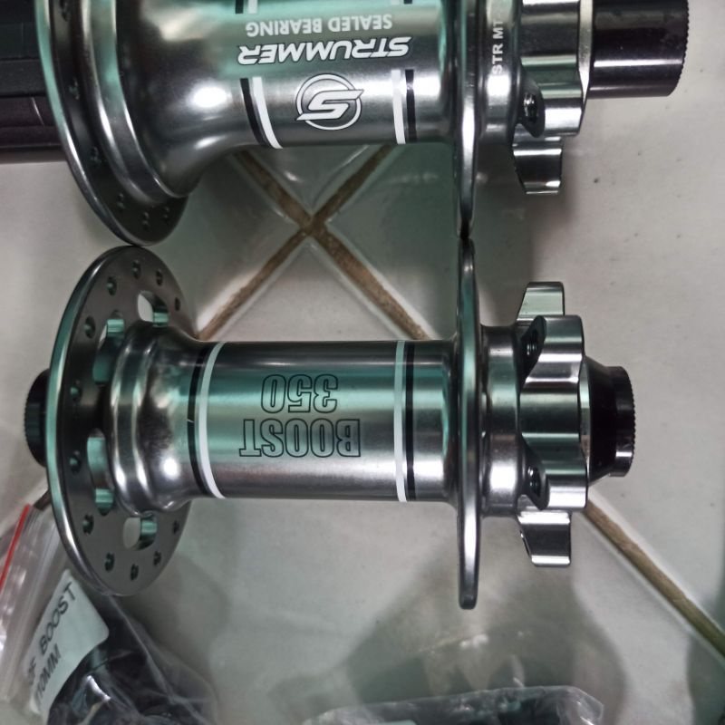 hub freehub boost strummer mt350 body cassete 32 hole 4 in 1 include adaptor dan qr