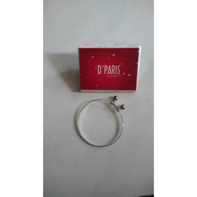 Preloved gelang anak silver d'paris