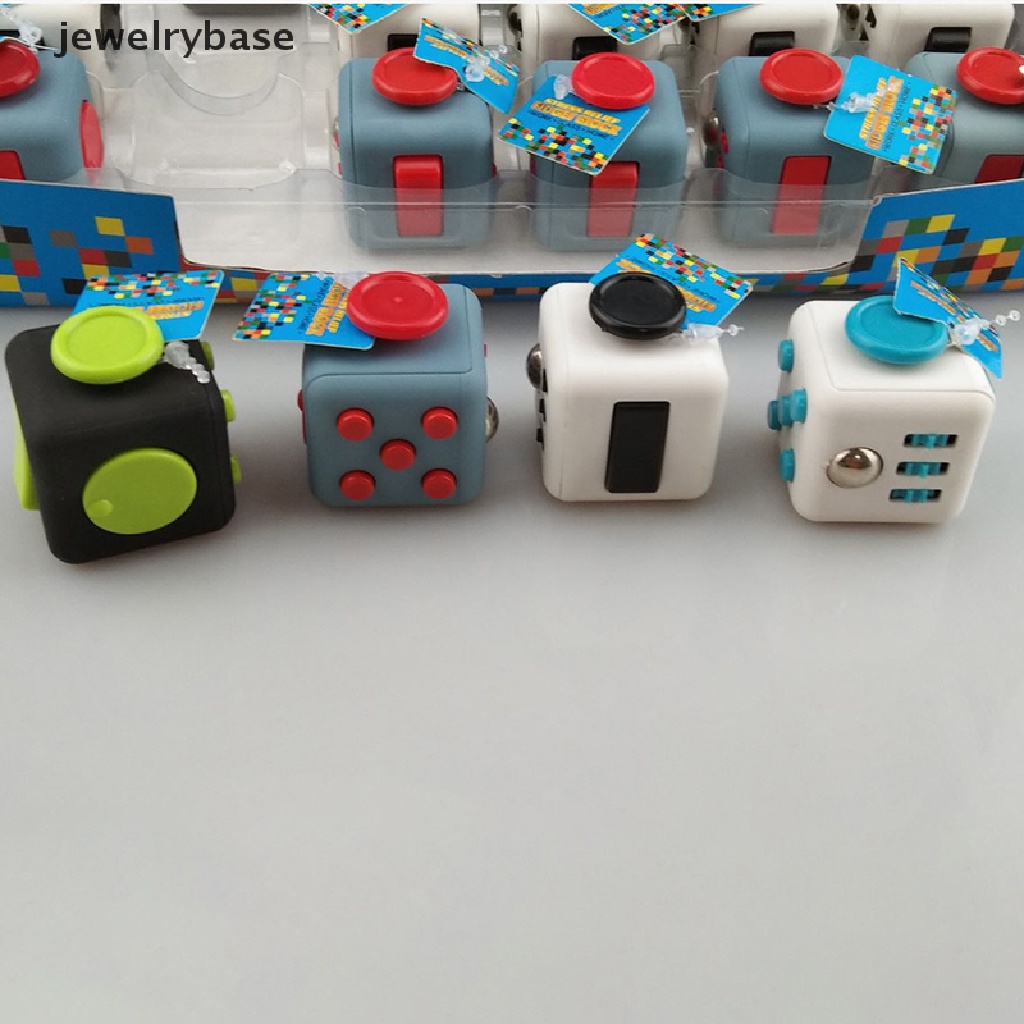 (jewelrybase) Mainan Fidget Cube Puzzle Ralix Untuk Penghilang Stress