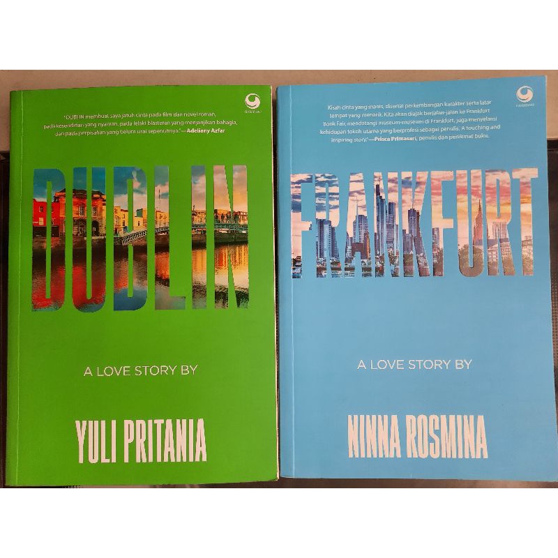 NOVEL DUBLIN (Yuli Pritania) | FRANKFURT (Ninna Rosmina) [PRELOVED/BEKAS]