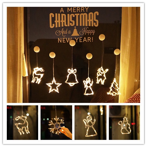 (Aaoottuuoo5.Id) 1pc Lampu Led Bentuk Santa Claus / Snowman / Bintang Untuk Dekorasi Pesta Natal / Taman