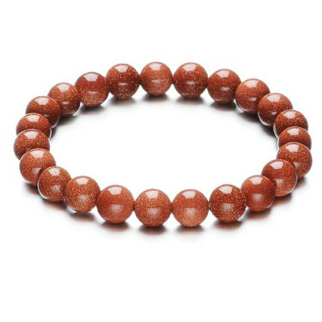 Gelang Batu Pasir Emas Pria Wanita