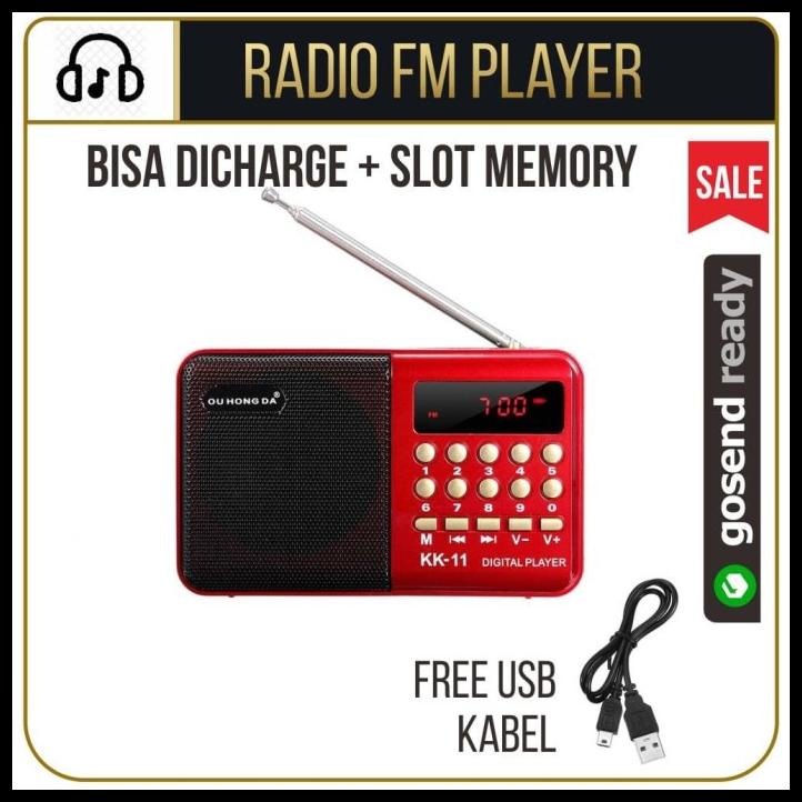 Radio Fm Portable Bisa Di Charge