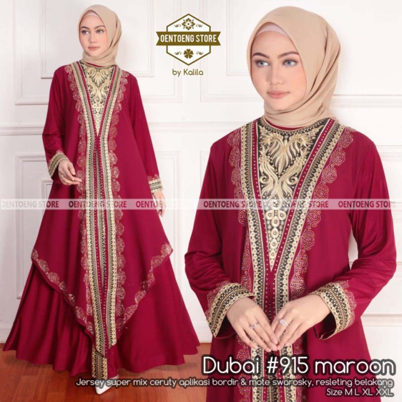 Gamis turkey # Abaya # Dubai 915 original oentoeng store