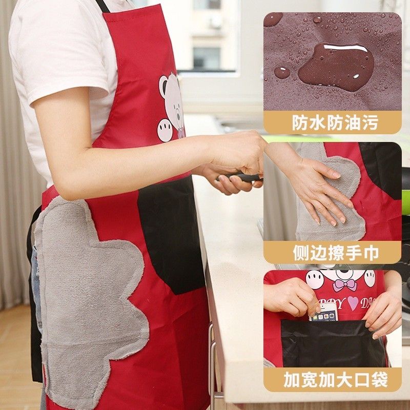 APRON CELEMEK MASAK ANTI MINYAK PREMIUM QUALITY MOTIF BEAR LUCU