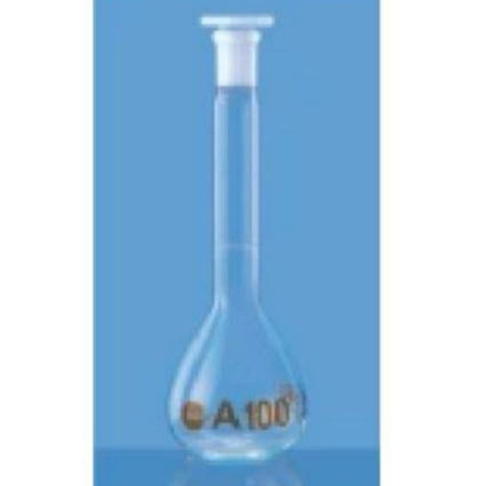 Flasks Solid Glass Stopper,As per Class A 50 ML Best Quality Borosil