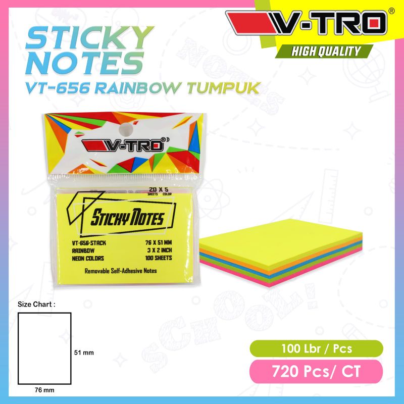 

Sticky Notes Neon Colors V-TRO