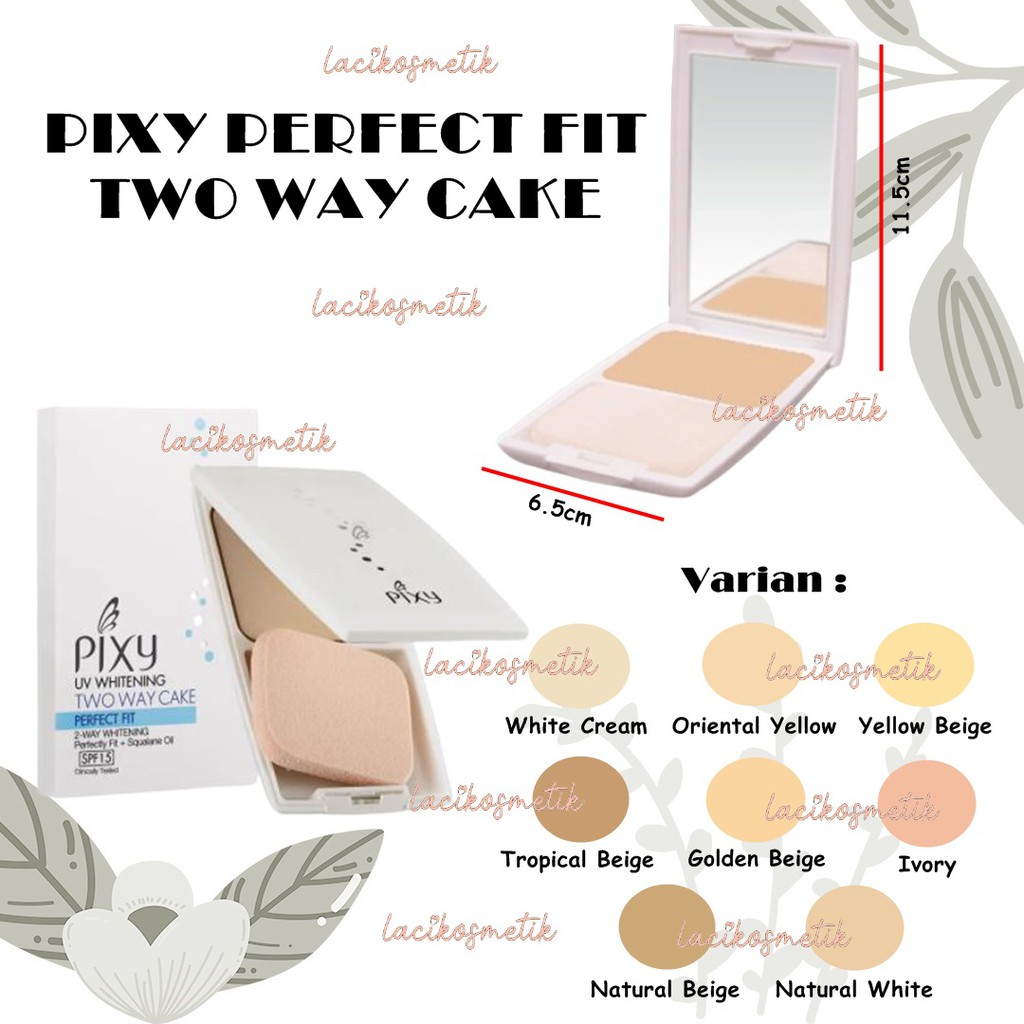 ✨LACIKOSME✨ PIXY PERFECT FIT TWO WAY CAKE - REFIL PERFECT FIT TWO WAY CAKE UVW