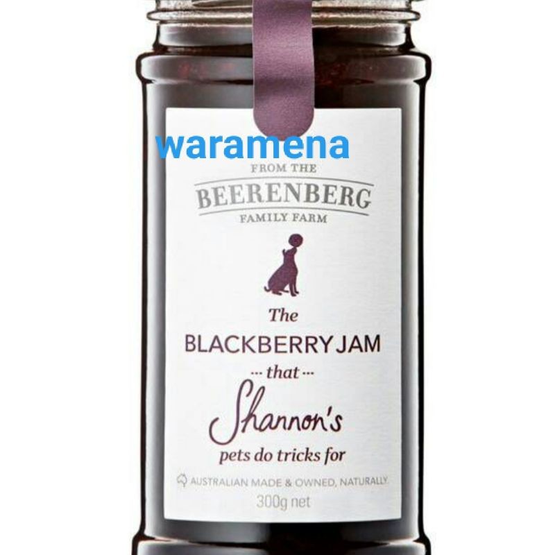 

beerenberg blackberry jam spread olesan roti 300g