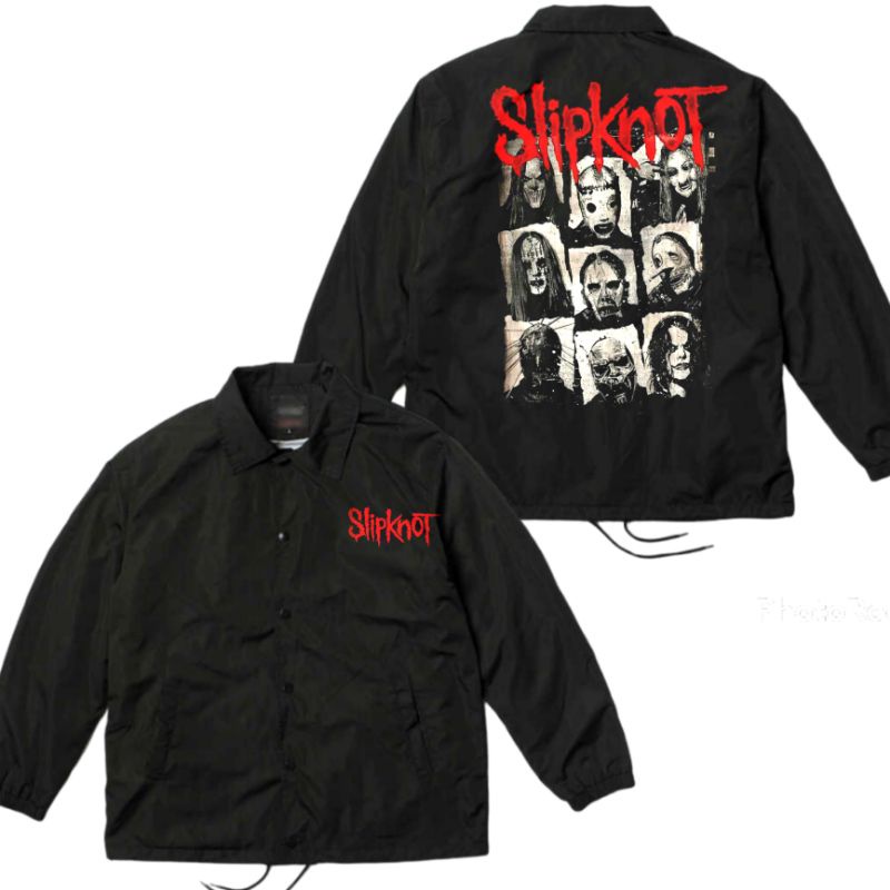 JAKET COACH SLIPKNOT | JACKET BAND MUSIK METAL | PRIA WANITA