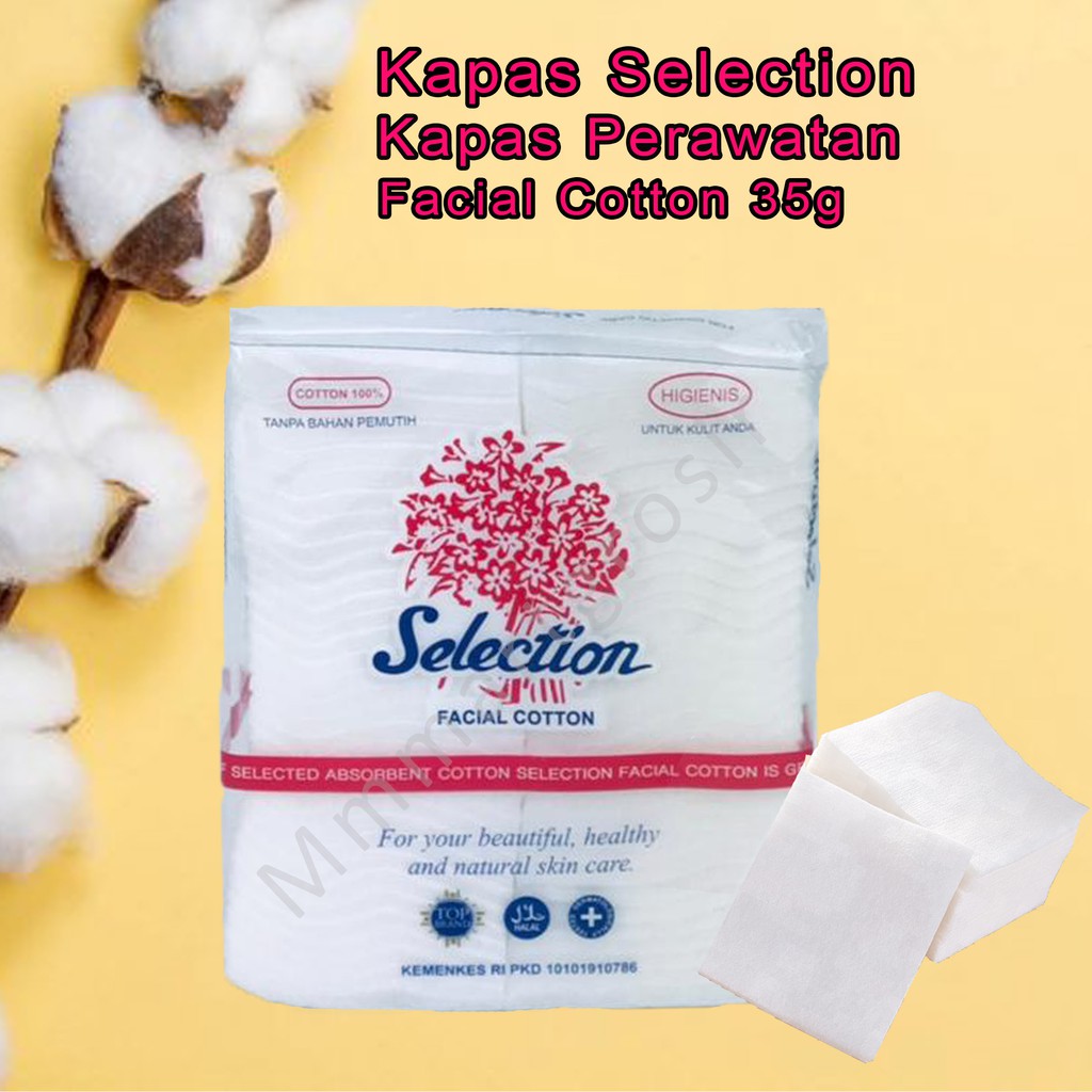 Kapas Selection / Kapas Perawatan / Facial Cotton / 35g