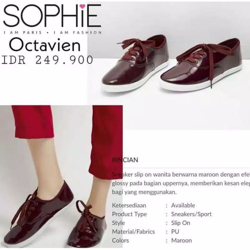 SEPATU WANITA SOPHIE PARIS OCTAVIEN/SEPATU SOPHIE OCTAVIEN