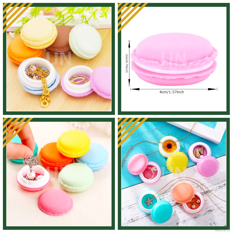 Kotak Mini Tempat Penyimpanan Multifungsi Accessories Motif Macaroon Murah IJN Plaza