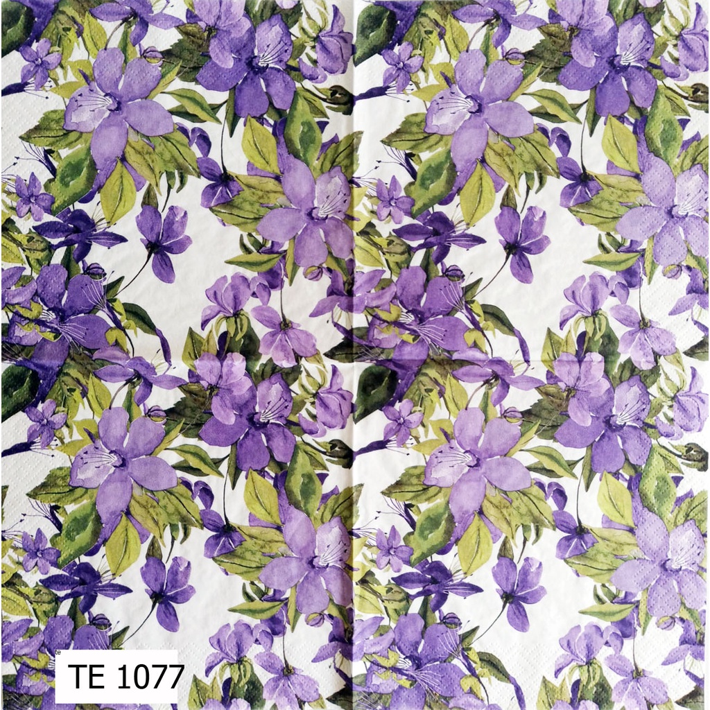 TISU NAPKIN DECOUPAGE EROPAH 33X33 CM TE 1077 TTS