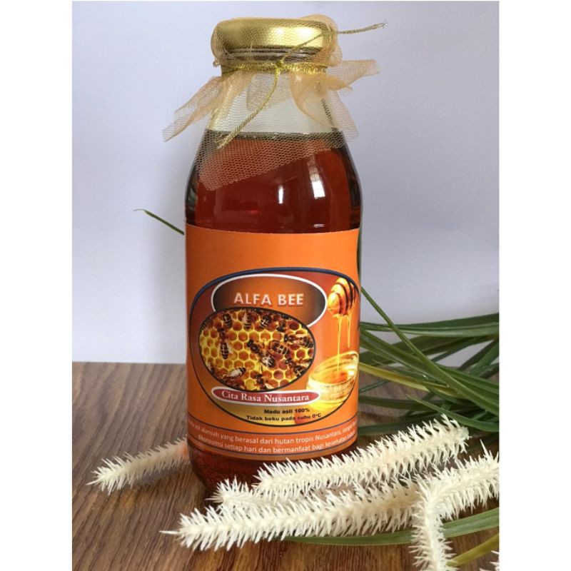 

Madu Alfabee - Raw Honey 340ml Madu Hutan -Madu Asli - Madu Murni