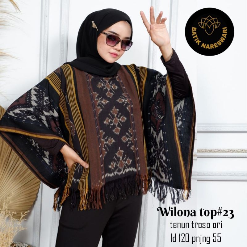 Outfit Kekinian Blazer Kerja Wanita Kantor Baju Muslim Outer Tenun