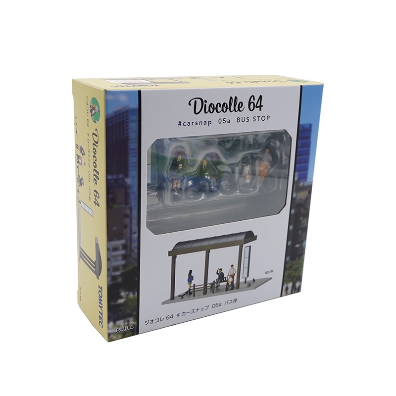 Diocolle 64 #carsnap 05a BUS STOP by TOMYTEC