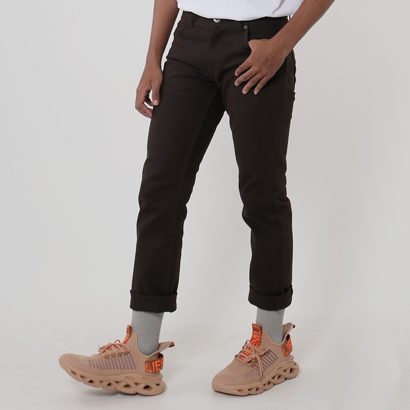  Edwin  Celana  Jeans Chinos Milan 018 Regular Fit Pria 