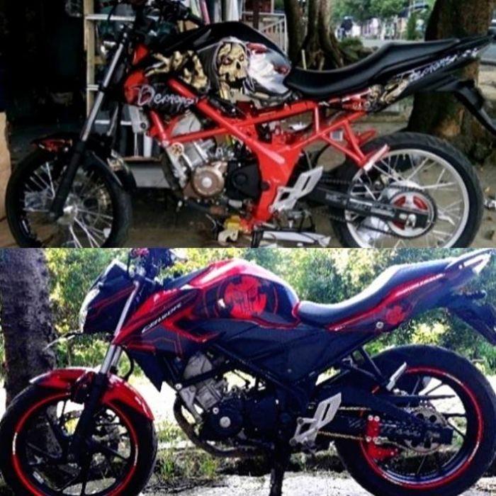 TERBARU STRIPING CB150R CB 150 R ALL NEW 2016 2017 STREETFIRE VARIASI HONDA