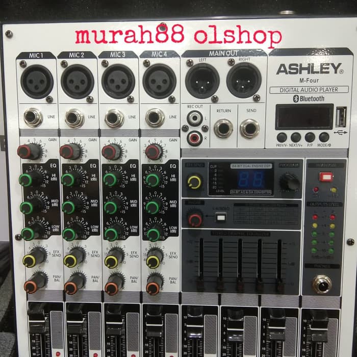 Mixer Audio ASHLEY M-Four MFour M Four ORIGINAL+Koper BestSeller ORI